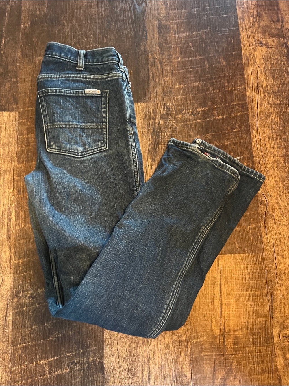 Carhart Insulated 4R Classic Dark Blue Women’s Jeans- flannel lined